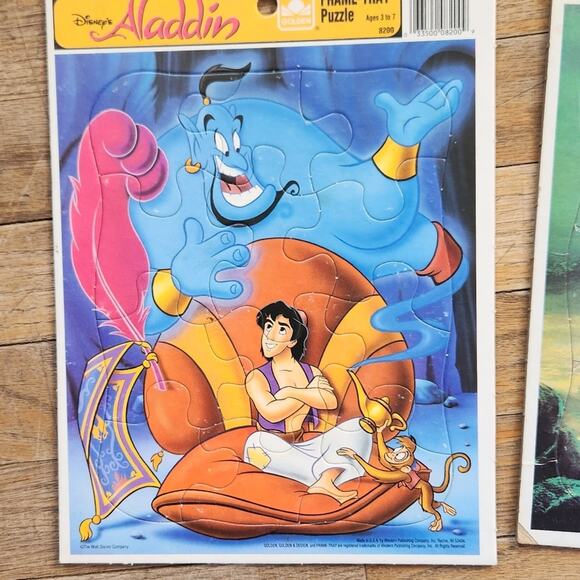 Vintage Disney movie puzzles Hercules and Aladdin - Picture 3 of 3